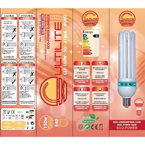 CULTILITE G-SHOCK 250W BLOOM – CFL LOW CONSUMPTION LAMP – 2700°K