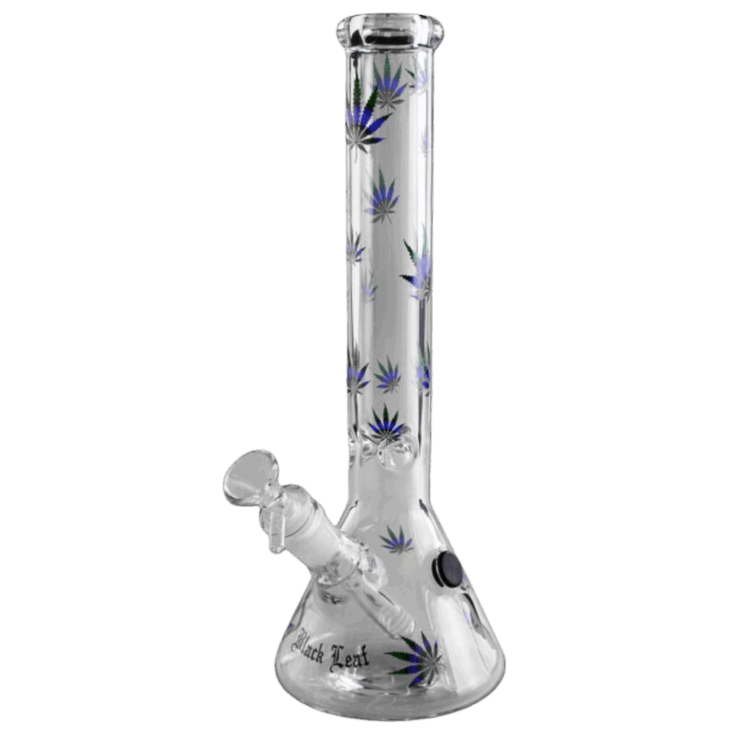 Black Leaf - Leaves Glas Bong Ice