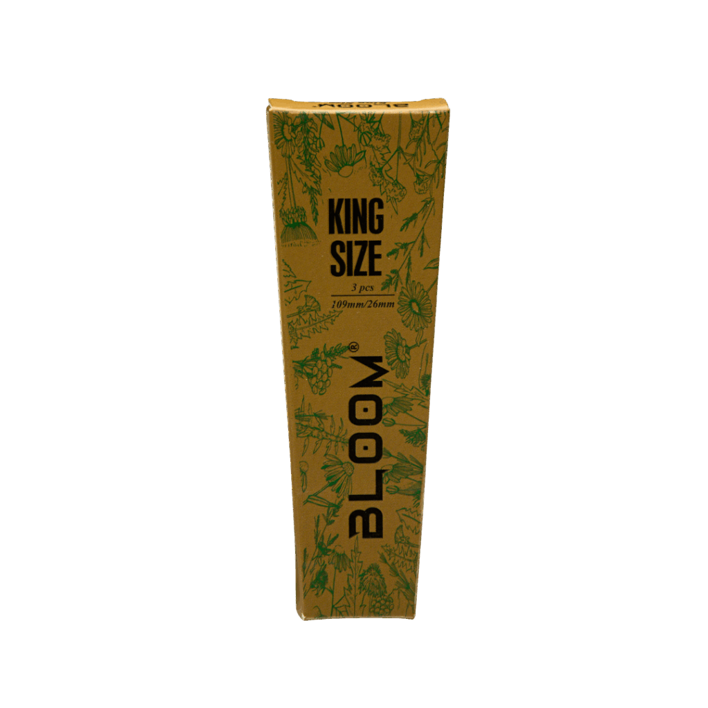 Bloom Unbleached cones King Size 3 stk