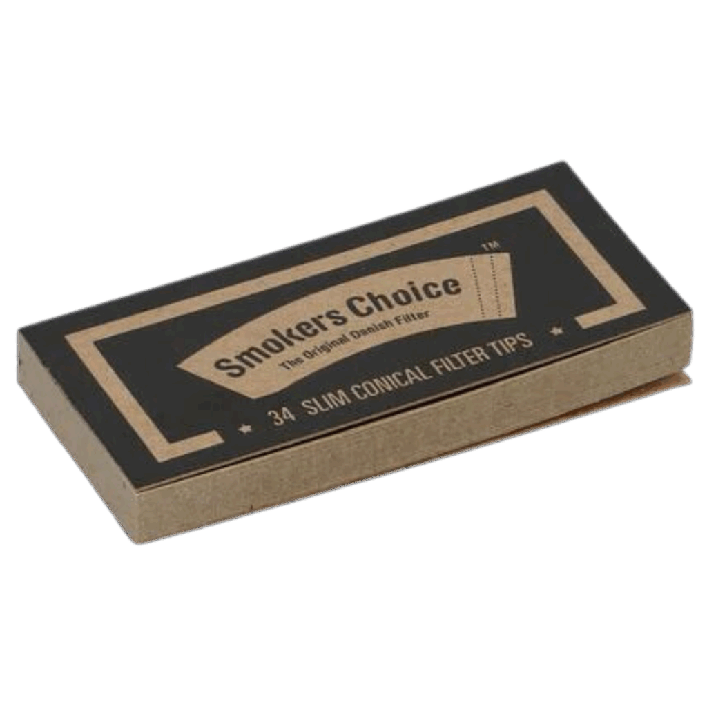 Filter Tips Slim Conical Brown - Smokers Choice