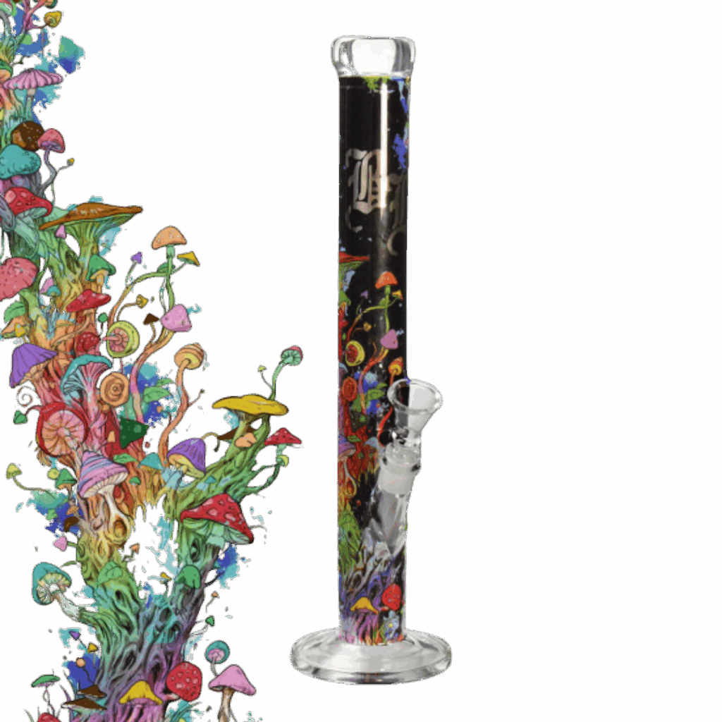 Mushroom Tree Glas Bong - BlackLeaf