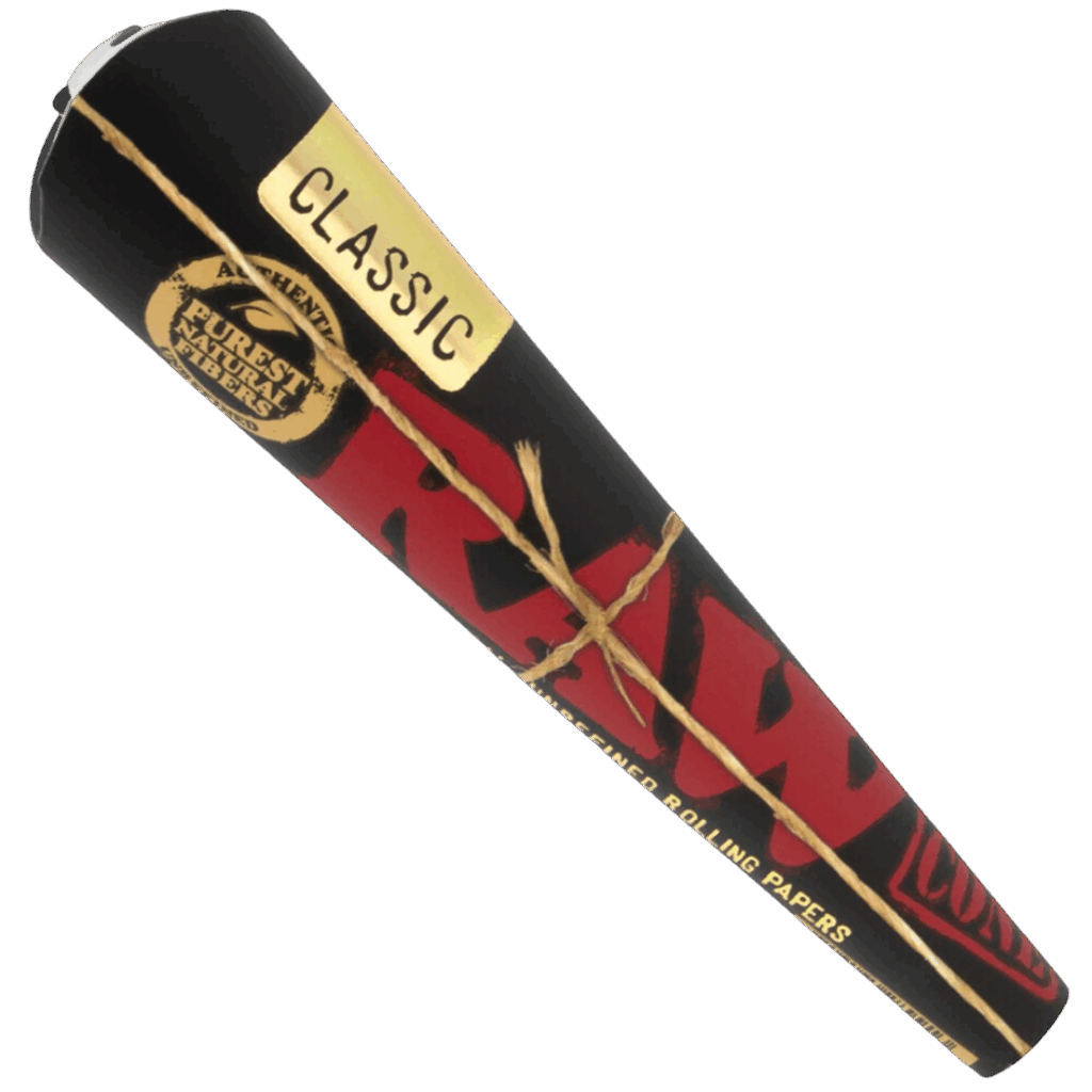 Raw Black king size 3 stk Cones