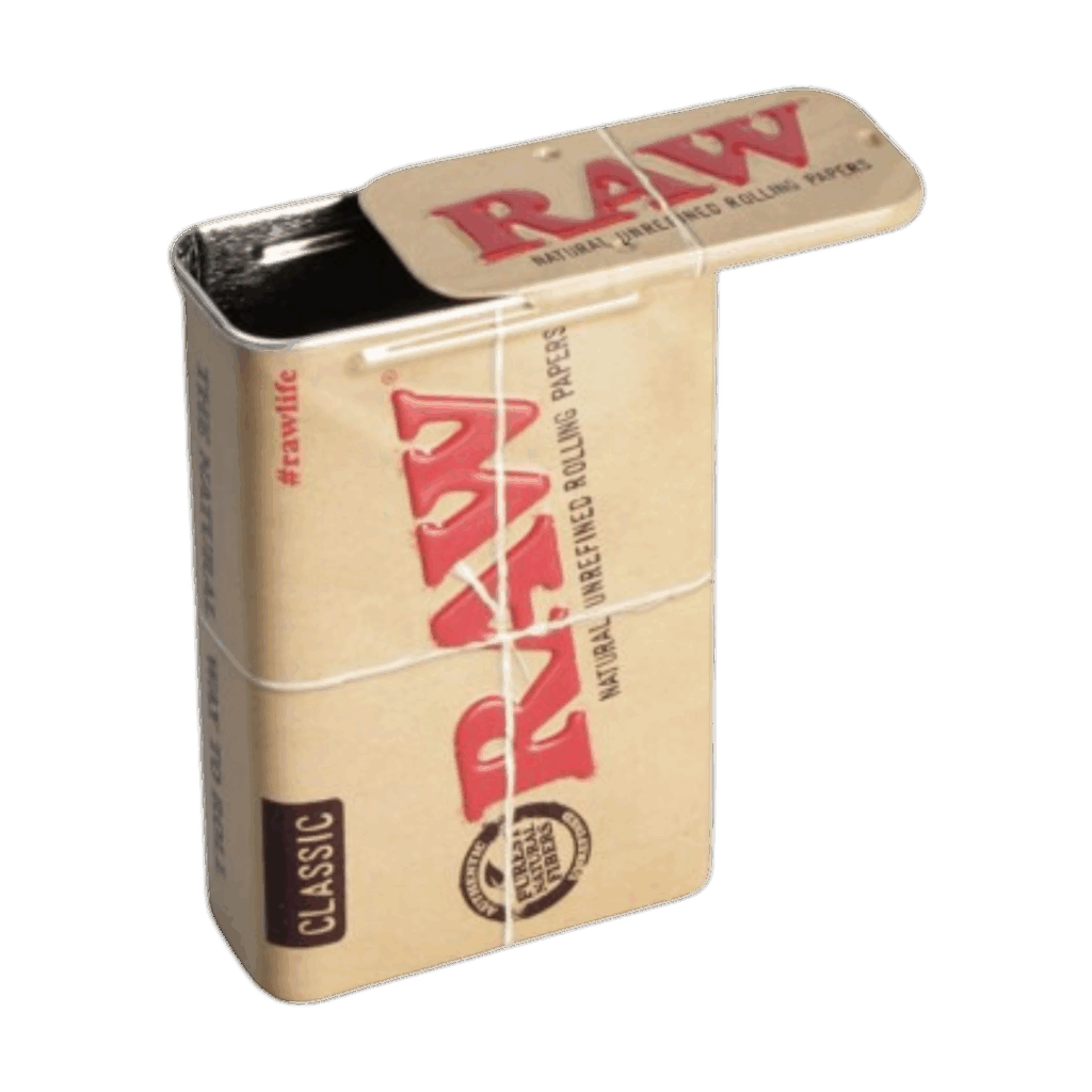 Raw Cigaret holder - Metal æske