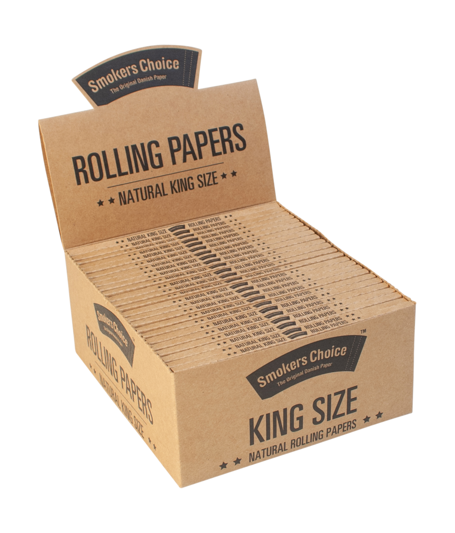 King Size slim brun - Smokers Choice