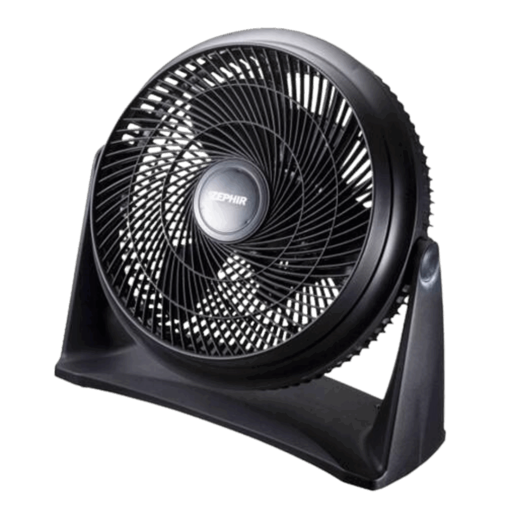 TURBO MULTISPEED BLACK FAN - 25W