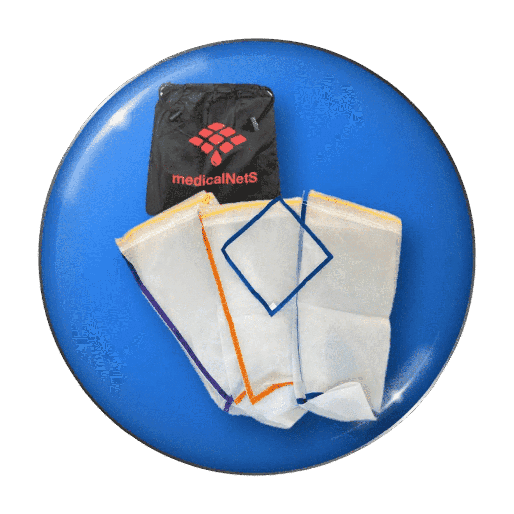 MedicalNets Vaskeposer 3 stk + Blotting screen 20L