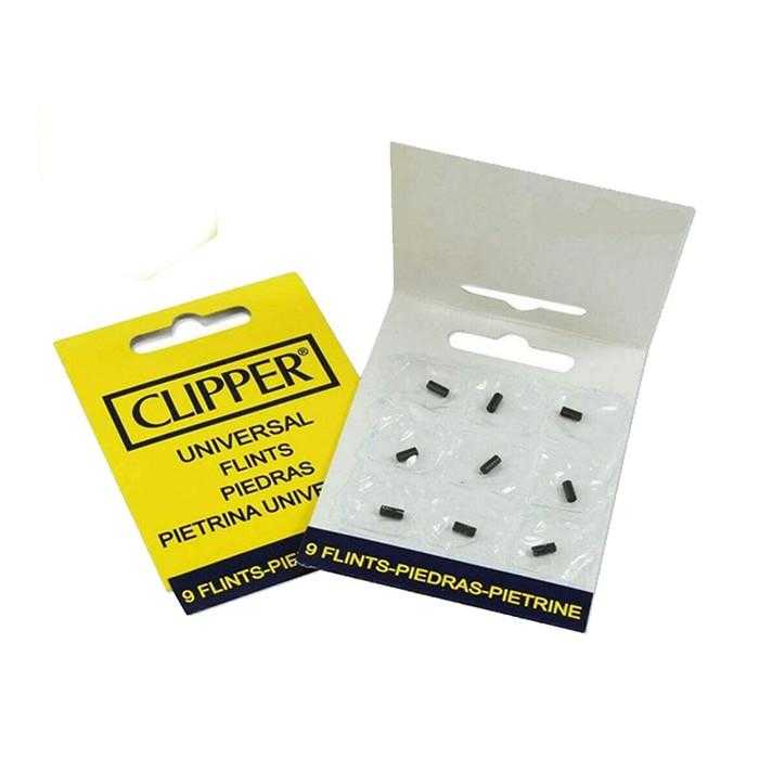 Clipper Flints – Udskiftningssten til Lighter (9 stk)