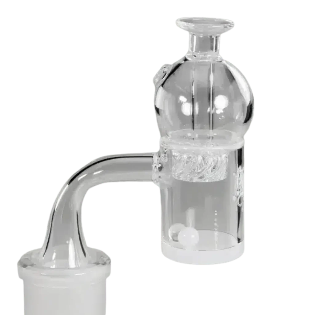 Black Leaf Quartz Banger med Cyclone Riptide Cap & Terp Pearls