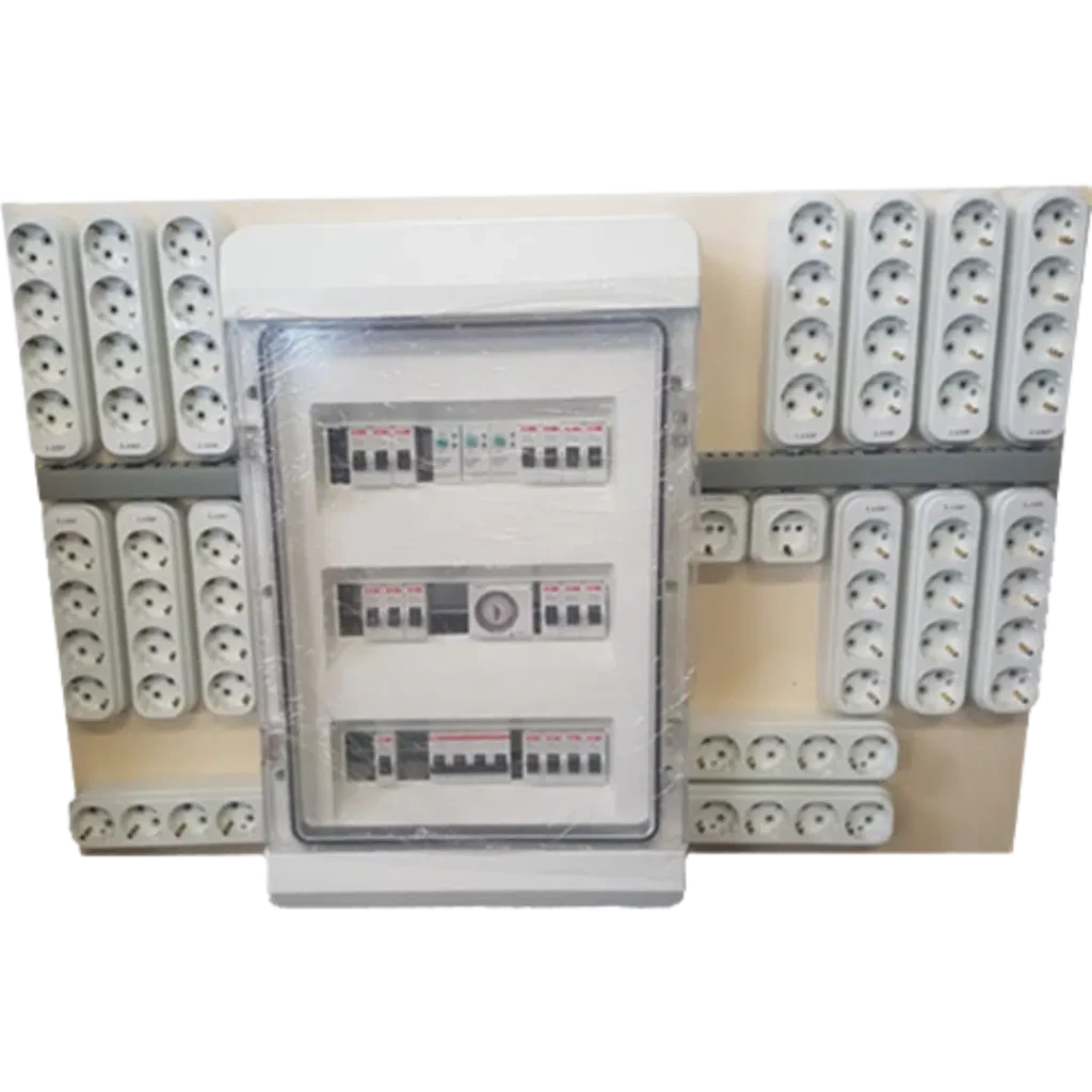 TimerSkab – Komplet Med Ventilation Og Varme Udtag (Dobbelt Lysudtag)