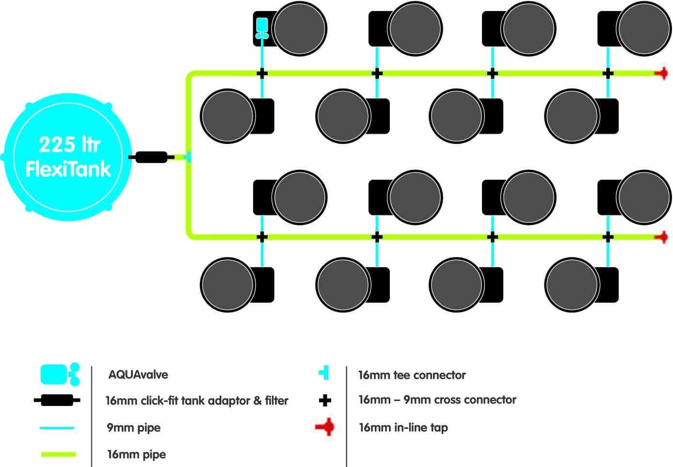 FlexiPot_16_system_Layout_Diagram_9mm_UK